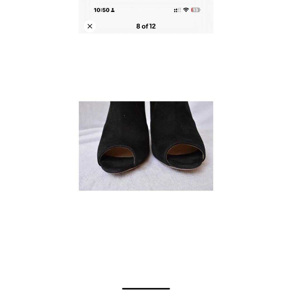Prada Shoes ankle boots black suede boots 39.5 9.5 - Picture 8 of 10
